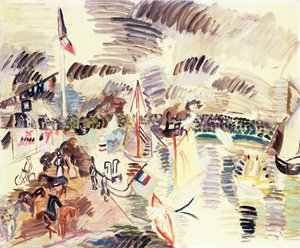 Caudebec、1913年頃（紙にグワッシュ）