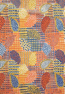 チェックとドットのヤシ 作： Raoul Dufy