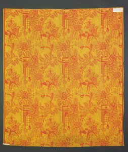 アール・ヌーヴォー風デザインの布（テキスタイル） 作： Raoul Dufy