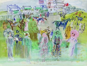 エプソムのエレガントな人々 作： Raoul Dufy
