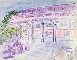 グッドウッド、1930年頃（紙に水彩画） 作： Raoul Dufy