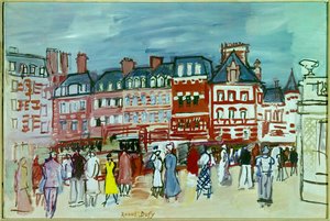 住宅 Trouville 作： Raoul Dufy