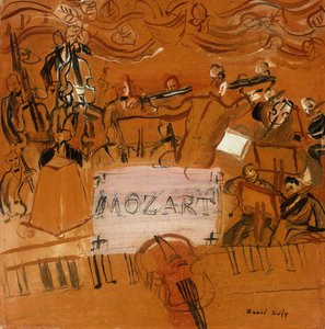 オーケストラがスコアを持っている 作： Raoul Dufy