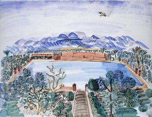 マラケシュ、ラ・メナーラ 作： Raoul Dufy