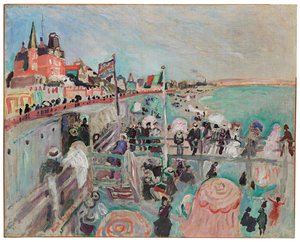 ル・アーヴルのビーチ 作： Raoul Dufy