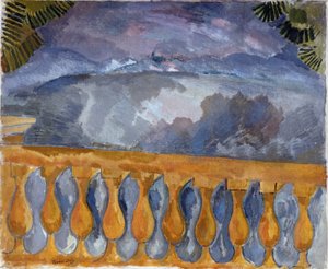レスタクのテラス 作： Raoul Dufy