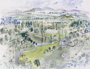 ドーヴェルニュの風景 作： Raoul Dufy