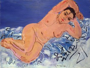 ラージ・ブルー・ヌード 作： Raoul Dufy