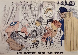 Le Boeuf sur le Toit（『La Vogue Musicale』創刊号のイラスト 作： Raoul Dufy