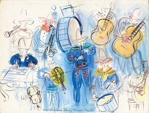 メキシコ・コンサート; Le concert mexicain 作： Raoul Dufy
