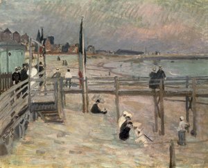 サント・アドレスのビーチにて 作： Raoul Dufy