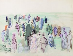 芝生の上で 作： Raoul Dufy