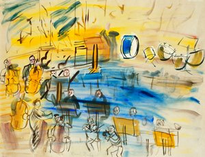 オーケストラ 作： Raoul Dufy
