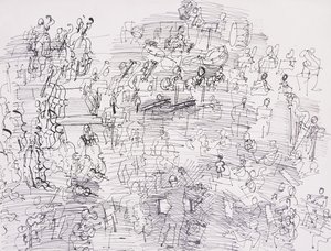 オーケストラ 作： Raoul Dufy