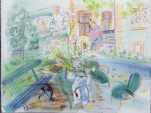 モンソーヌの家 作： Raoul Dufy