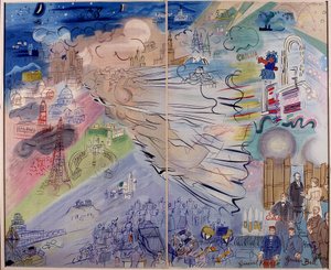ラウル・デュフィ（1877-1953）の絵画「La Fee Electricite