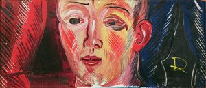 肖像画（キャンバスに油彩） 作： Raoul Dufy