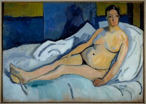 リクライニング・ヌード 作： Raoul Dufy