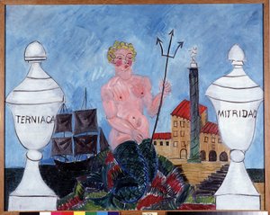 トライデントを持つセイレーン 作： Raoul Dufy