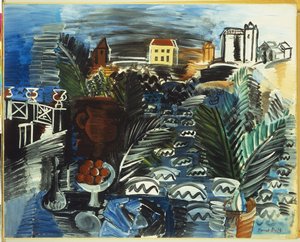 海辺の静物 作： Raoul Dufy