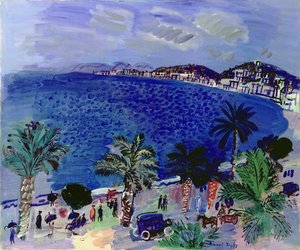天使の湾、ニース 作： Raoul Dufy