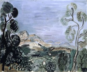サン＝ジャンヌ湾 1922-23年頃 油彩・カンヴァス 作： Raoul Dufy