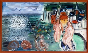 サント＝アドレッセ湾（サント＝アドレッセ）、20世紀、油彩・カンヴァス 作： Raoul Dufy