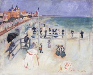 サント・アドレスの浜辺；サント・アドレスの浜辺 1905年頃（油彩・カンヴァス） 作： Raoul Dufy