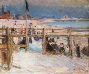 サント・アドレスのビーチ 作： Raoul Dufy