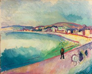 サント・アドレスのビーチ 作： Raoul Dufy