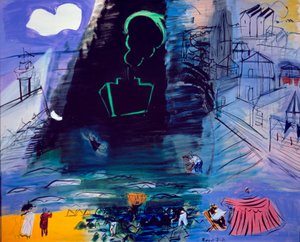 黒い貨物、20世紀（キャンバスに油彩） 作： Raoul Dufy