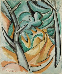 緑の木々 作： Raoul Dufy