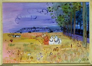 ラングルの収穫 作： Raoul Dufy