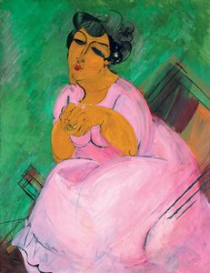 ピンクの貴婦人（La Dame en Rose 作： Raoul Dufy