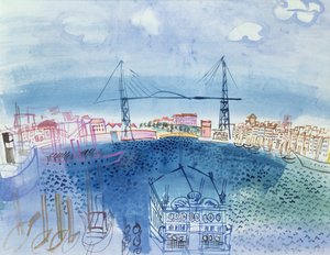 マルセイユ旧港 作： Raoul Dufy