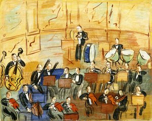 オーケストラ 作： Raoul Dufy