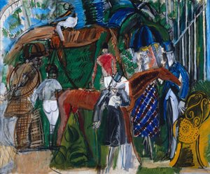 パドック 作： Raoul Dufy