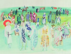 ポワレのモデルたちがレースに登場 作： Raoul Dufy