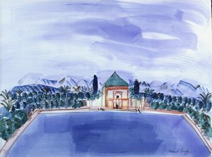 メナラのプール 作： Raoul Dufy
