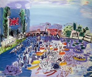 ヘンリーのレガッタ、1930年頃 作： Raoul Dufy