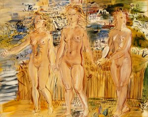 三人の女神（Les Trois Graces 作： Raoul Dufy