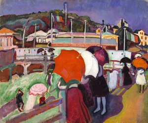 3つの傘 作： Raoul Dufy