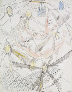 空中ブランコ（Les Trapezistes 作： Raoul Dufy