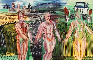セーヌ川の水 作： Raoul Dufy