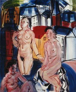 三人の海水浴客（Trois Baigneuses 作： Raoul Dufy
