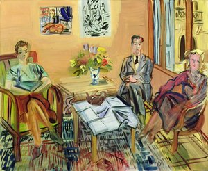 三人の坐像 作： Raoul Dufy