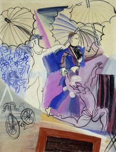 タイトロープ・ウォーカーズ（綱渡り）；レ・イクイリブリスト 作： Raoul Dufy