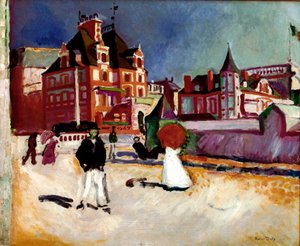 トゥルーヴィル ラウル・デュフィ（1877-1953）の絵画 1907年 個人蔵 作： Raoul Dufy