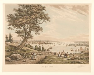 1834年のニューヨーク 作： Raoul Varin