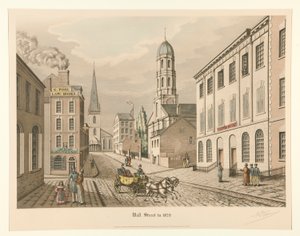 1829年のウォール街 作： Raoul Varin